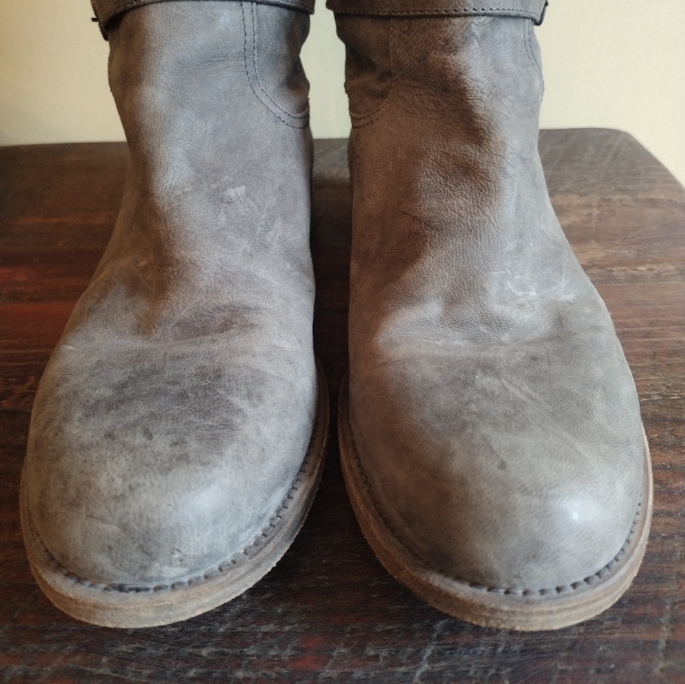 LD Tuttle Grey Artisan Riding Boots Size 40 (10) - Picture 8 of 15